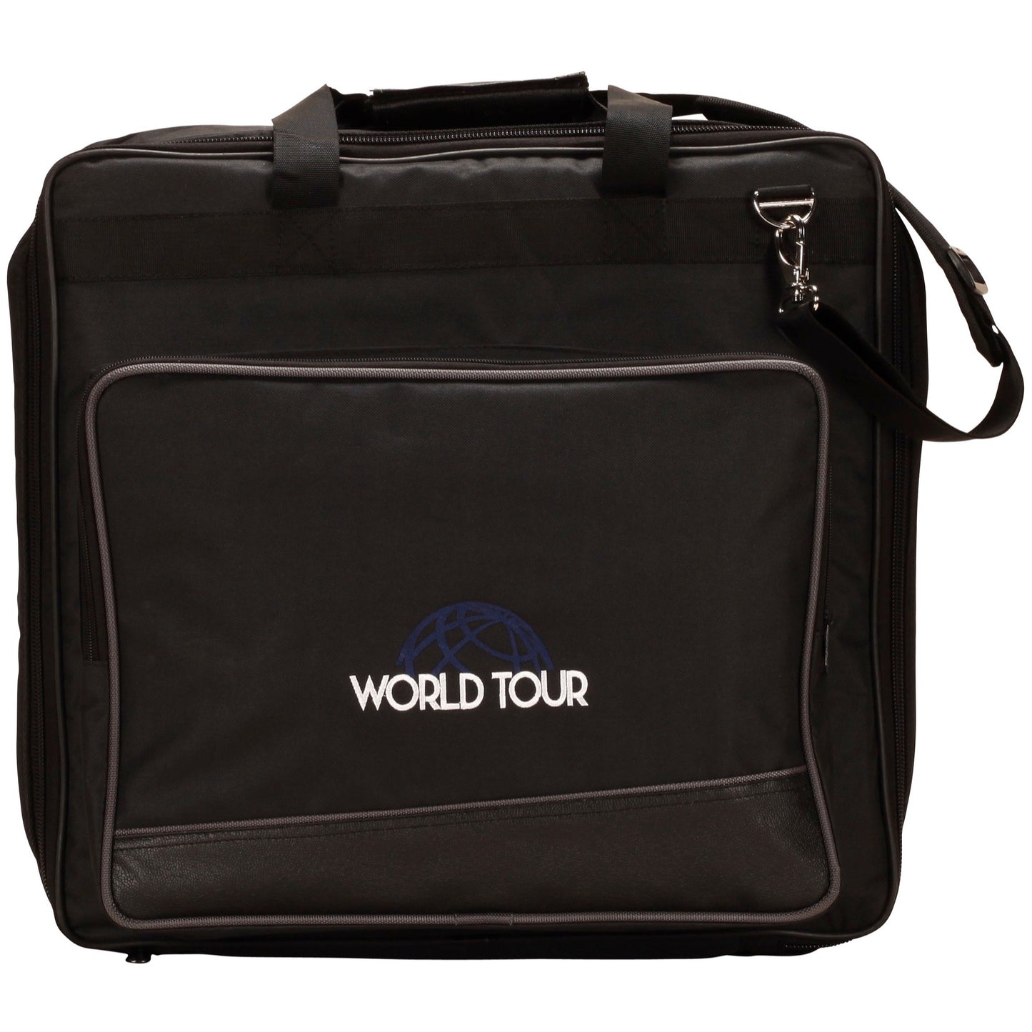 Estuche de transporte para mezclador de impacto lateral, efectos y accesorios de la serie Deluxe, 18 x 17 pulgadas