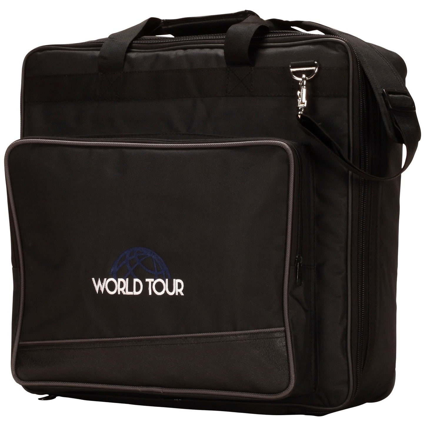 Estuche de transporte para mezclador de impacto lateral, efectos y accesorios de la serie Deluxe, 18 x 17 pulgadas
