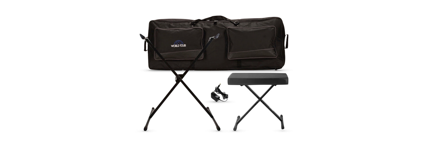Keyboard Gig Bags, Stands, Benches and Power Supplies by World Tour
