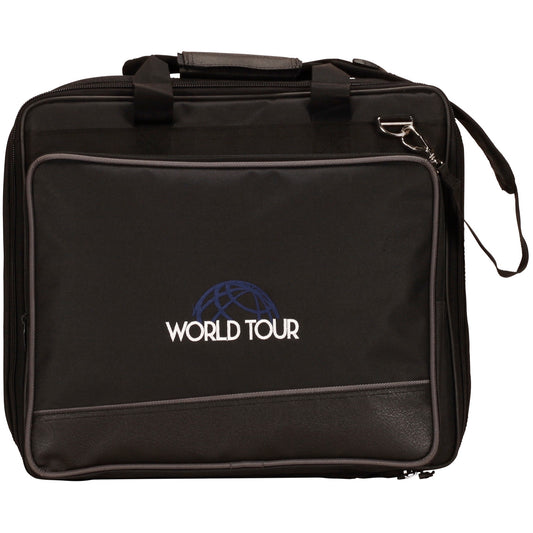 Estuche de transporte para mezclador de impacto lateral, efectos y accesorios de la serie Deluxe, 16 x 9,5 pulgadas