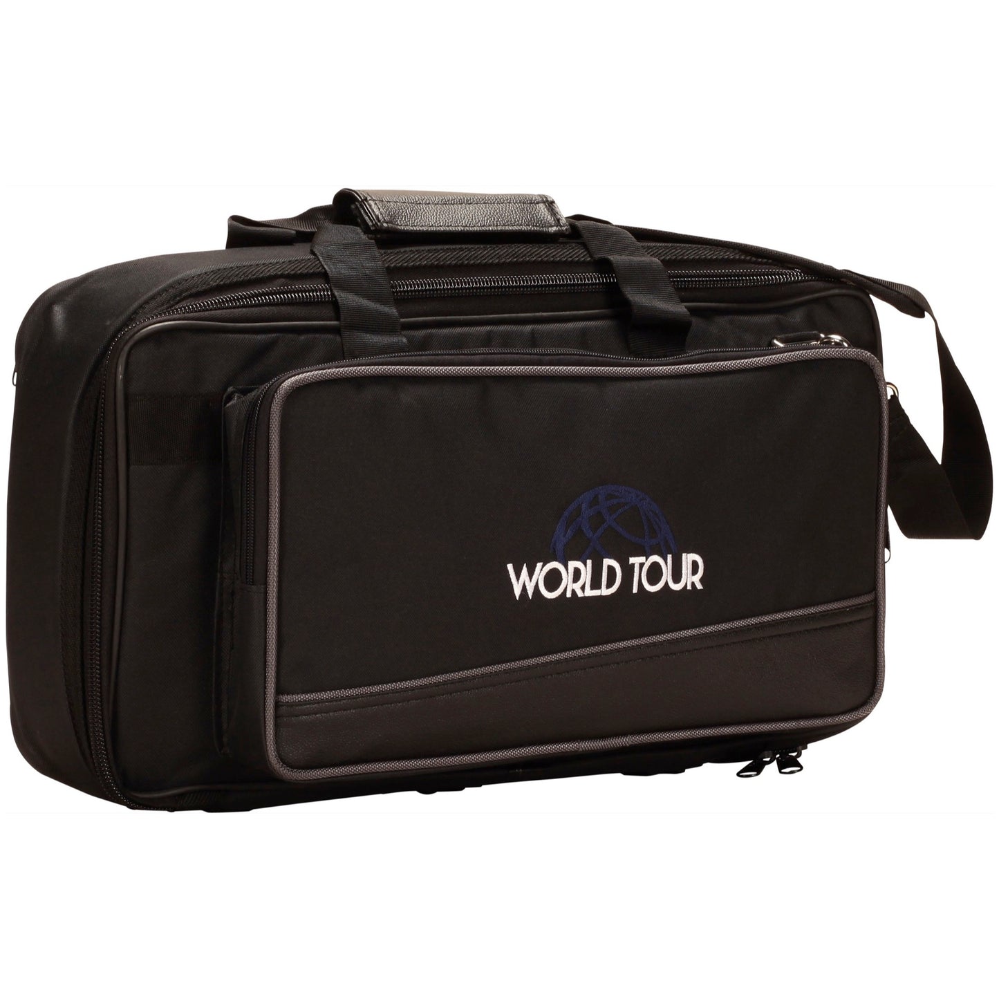 Estuche de transporte para mezclador de impacto lateral, efectos y accesorios de la serie Deluxe, 19,25 x 9,25 pulgadas
