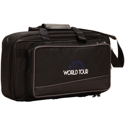 Estuche de transporte para mezclador de impacto lateral, efectos y accesorios de la serie Deluxe, 19,25 x 9,25 pulgadas
