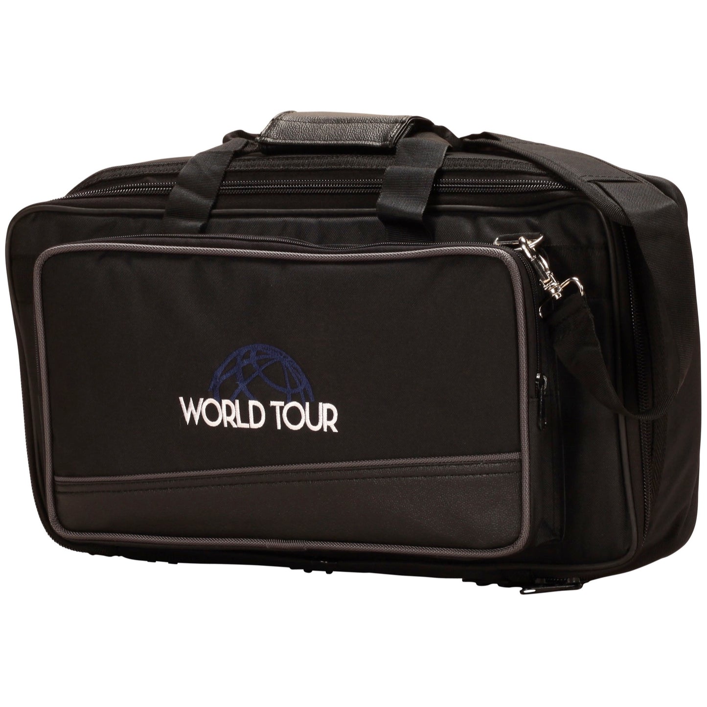Estuche de transporte para mezclador de impacto lateral, efectos y accesorios de la serie Deluxe, 19,25 x 9,25 pulgadas