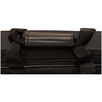 Estuche de transporte para mezclador de impacto lateral, efectos y accesorios de la serie Deluxe, 19,25 x 9,25 pulgadas