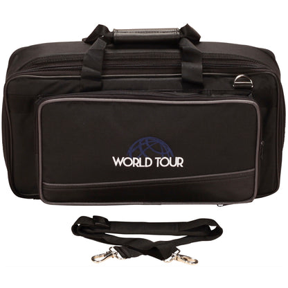 Estuche de transporte para mezclador de impacto lateral, efectos y accesorios de la serie Deluxe, 19,25 x 9,25 pulgadas