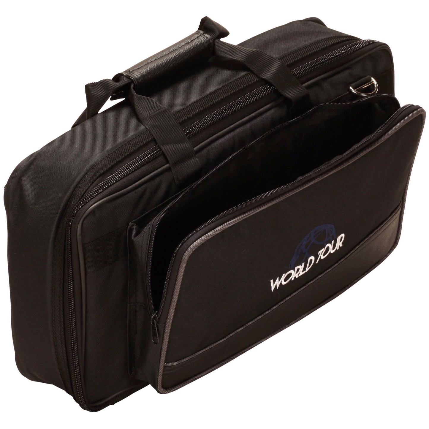 Estuche de transporte para mezclador de impacto lateral, efectos y accesorios de la serie Deluxe, 19,25 x 9,25 pulgadas