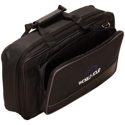 Estuche de transporte para mezclador de impacto lateral, efectos y accesorios de la serie Deluxe, 19,25 x 9,25 pulgadas