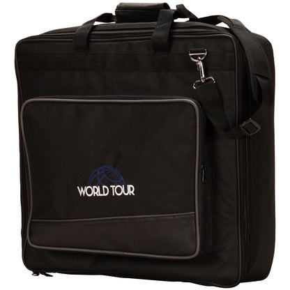 Estuche de transporte para mezclador de impacto lateral, efectos y accesorios de la serie Deluxe, de 20 x 19 pulgadas