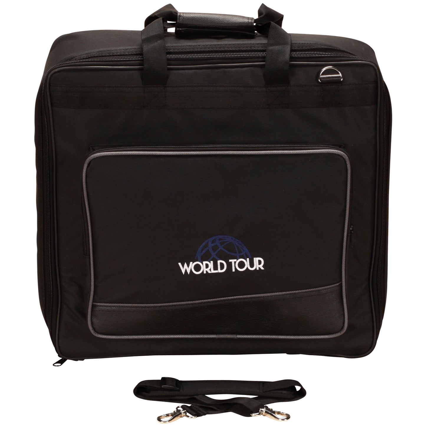 Estuche de transporte para mezclador de impacto lateral, efectos y accesorios de la serie Deluxe, de 20 x 19 pulgadas
