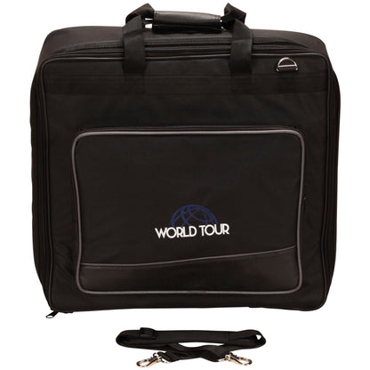 Estuche de transporte para mezclador de impacto lateral, efectos y accesorios de la serie Deluxe, de 20 x 19 pulgadas