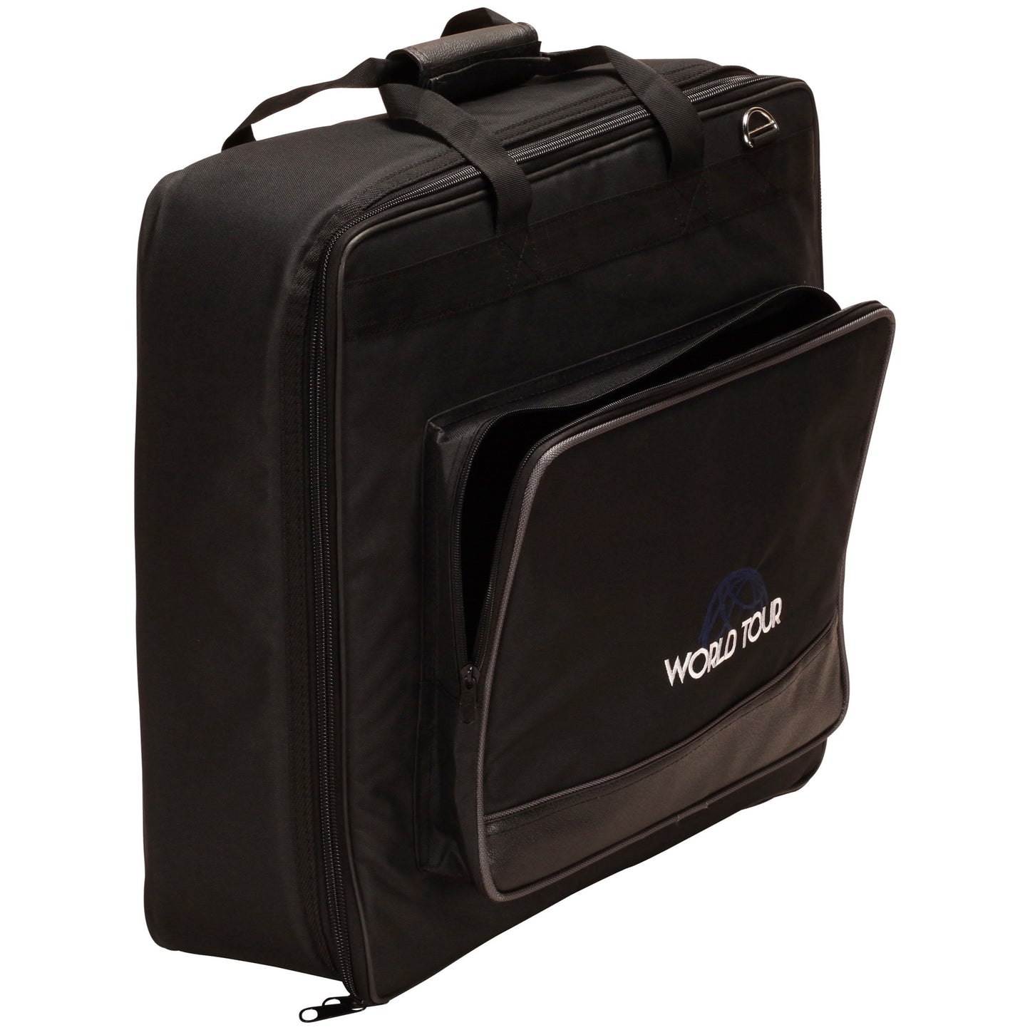 Estuche de transporte para mezclador de impacto lateral, efectos y accesorios de la serie Deluxe, de 20 x 19 pulgadas