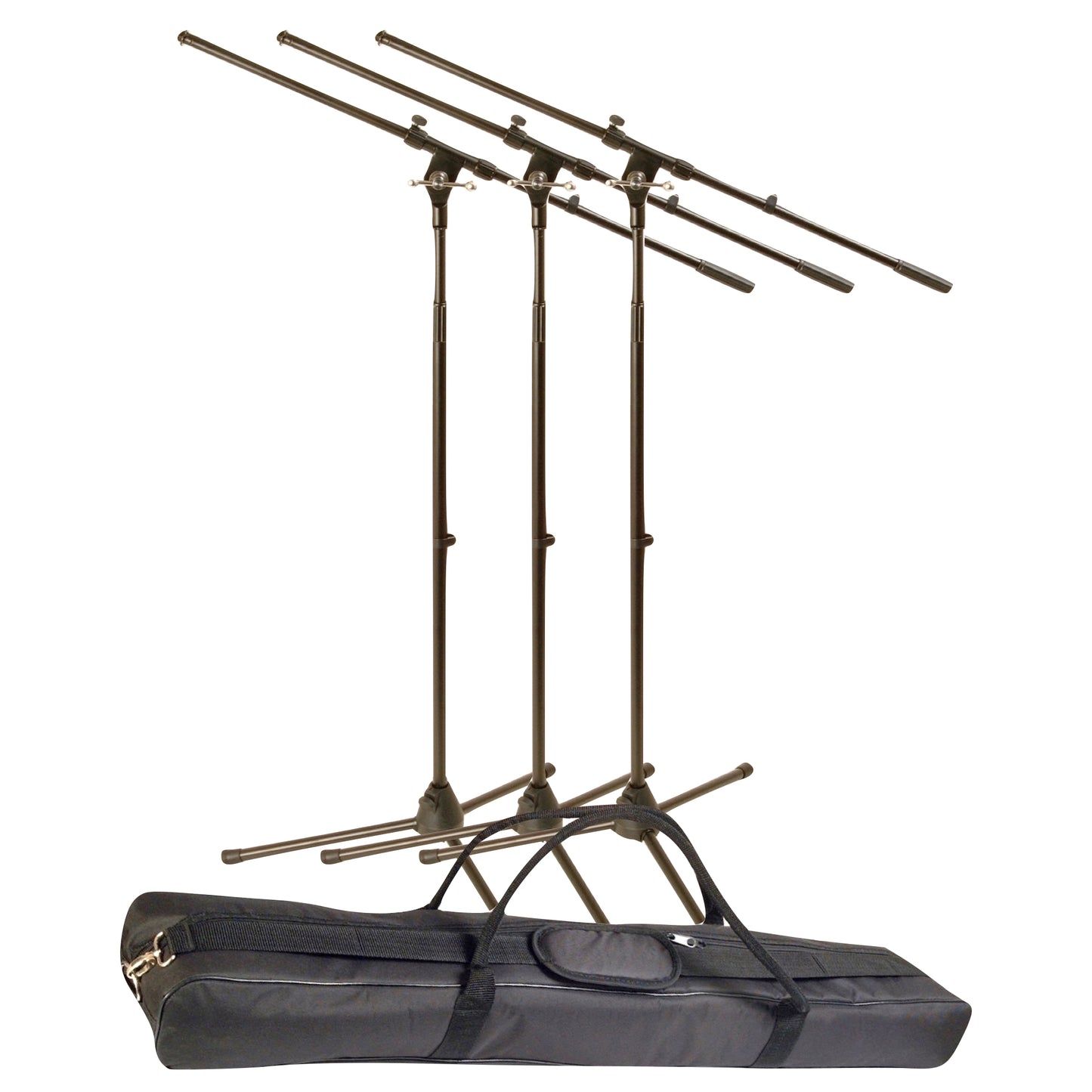 MSP-300 Microphone Stand 3-Pack, with Carry Bag