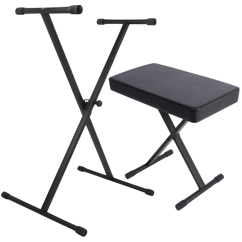 World Tour Single X Keyboard Stand/Deluxe Bench Pack